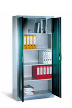 Stahlschrank 'Max' mit grünen Türen